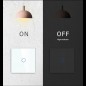 Intrerupator touch simplu, LED indicator, incastrabil, culoare alb Intrerupator touch simplu, LED indicator, incastrabil, culoare alb