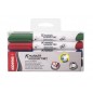 Markere whiteboard si flipchart, set 4 culori, varf easy flow 3 mm Markere whiteboard si flipchart, set 4 culori, varf easy flow 3 mm