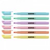 TEXTMARKER SET 6 PASTEL SLIM CUTIE PLASTIC KORES