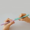 TEXTMARKER SET 6 PASTEL SLIM CUTIE PLASTIC KORES