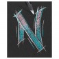 Creioane colorate pentru desene hartie neagra, set 24 culori