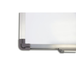 Tabla alba magnetica, 90x120 cm, rama de aluminiu, fixare perete