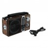 Radio portabil AM/FM/SW, MP3, USB, SD, microSD, lanterna, x-bass, Waxiba