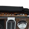 Radio portabil AM/FM/SW, MP3, USB, SD, microSD, lanterna, x-bass, Waxiba