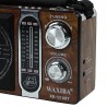 Radio portabil AM/FM/SW, MP3, USB, SD, microSD, lanterna, x-bass, Waxiba