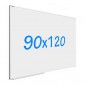Tabla magnetica whiteboard, 90x120 cm, rama aluminiu slim, suport markere, RESIGILAT