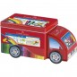 Carioci cu conectori, 33 culori intense in cutie forma camion, ‎21.5 x 9 x 10.5 cm