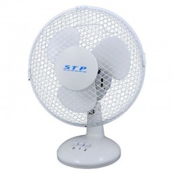 Ventilator de birou 25W, diametru 23 cm, 2 trepte de viteza, functie oscilare
