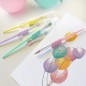 Pensule pictura, set 4 bucati soft touch, grip moale Pensule pictura, set 4 bucati soft touch, grip moale