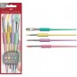 Pensule pictura, set 4 bucati soft touch, grip moale Pensule pictura, set 4 bucati soft touch, grip moale