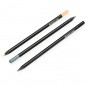 Creioane colorate negre, 12 culori intense, desene hartie neagra