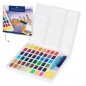 Set 48 acuarele pigmentate, pensula cu rezervor apa, paleta detasabila