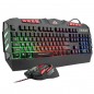Kit tastatura si mouse gaming, iluminate LED, USB, taste multimedia, 2400 DPI, RESIGILAT Kit tastatura si mouse gaming, iluminate LED, USB, taste multimedia, 2400 DPI, RESIGILAT