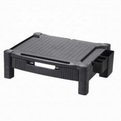 Suport pentru monitor, inaltime reglabila, sertar, stand pixuri, picioare anti-derapante, RESIGILAT