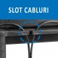 Suport pentru monitor, inaltime reglabila, sertar, stand pixuri, picioare anti-derapante, RESIGILAT