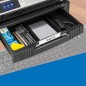 Suport pentru monitor, inaltime reglabila, sertar, stand pixuri, picioare anti-derapante, RESIGILAT