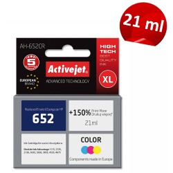 Cartus compatibil HP 652 XL Color pentru HP, 21 ml, Premium Activejet, Garantie 5 ani