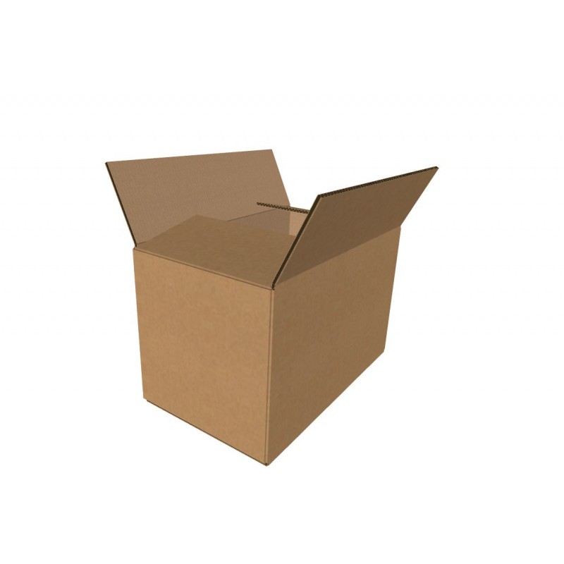 Cutie carton 200x150x90 mm, natur, microondul E 360 g/mp