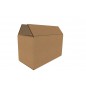 Cutie carton 160x80x95 mm, natur, microondul E 360 g/mp