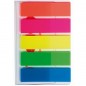 Notes adezive, 12x45 mm, 5 culori neon, 125 file