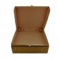 Pachet 2 cutii pizza cu si fara capac, 320x320x80 mm, 320x320x40 mm, carton natur microondul E 360 g