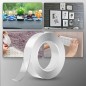 Banda dublu adeziva nano tape, reutilizabila, transparenta, rola silicon 30mm x 3m Banda dublu adeziva nano tape, reutilizabila, transparenta, rola silicon 30mm x 3m