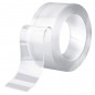 Banda dublu adeziva nano tape, reutilizabila, transparenta, rola silicon 30mm x 3m Banda dublu adeziva nano tape, reutilizabila, transparenta, rola silicon 30mm x 3m