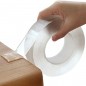 Banda dublu adeziva nano tape, reutilizabila, transparenta, rola silicon 30mm x 3m Banda dublu adeziva nano tape, reutilizabila, transparenta, rola silicon 30mm x 3m