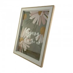 Rama foto Rhett, lemn alb-natur, format A4, 21 x 29.7 cm