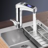 Robinet electric 3500W, afisaj LCD, butoane tactile, temperatura reglabila, IPX4