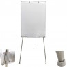 Flipchart magnetic cu trepied, 70x60 cm, cleme prindere hartie