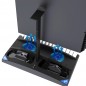 Incarcator controller multifunctional 6 in 1 pentru PS4/PS4 PRO/PS4 SLIM, ventilatoare racire cu stand