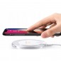 Incarcator wireless pentru telefon, standard Qi, 1A 5W, conector microUSB Incarcator wireless pentru telefon, standard Qi, 1A 5W, conector microUSB