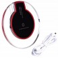 Incarcator wireless pentru telefon, standard Qi, 1A 5W, conector microUSB Incarcator wireless pentru telefon, standard Qi, 1A 5W, conector microUSB