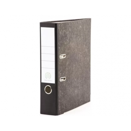 Biblioraft documente 7 cm, deschidere 180 de grade, carton plastifiat si polipropilena, culoare marmorata