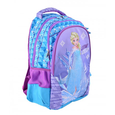 Ghiozdan Snow Queen, clasele primare, violet, imprimeu Frozen