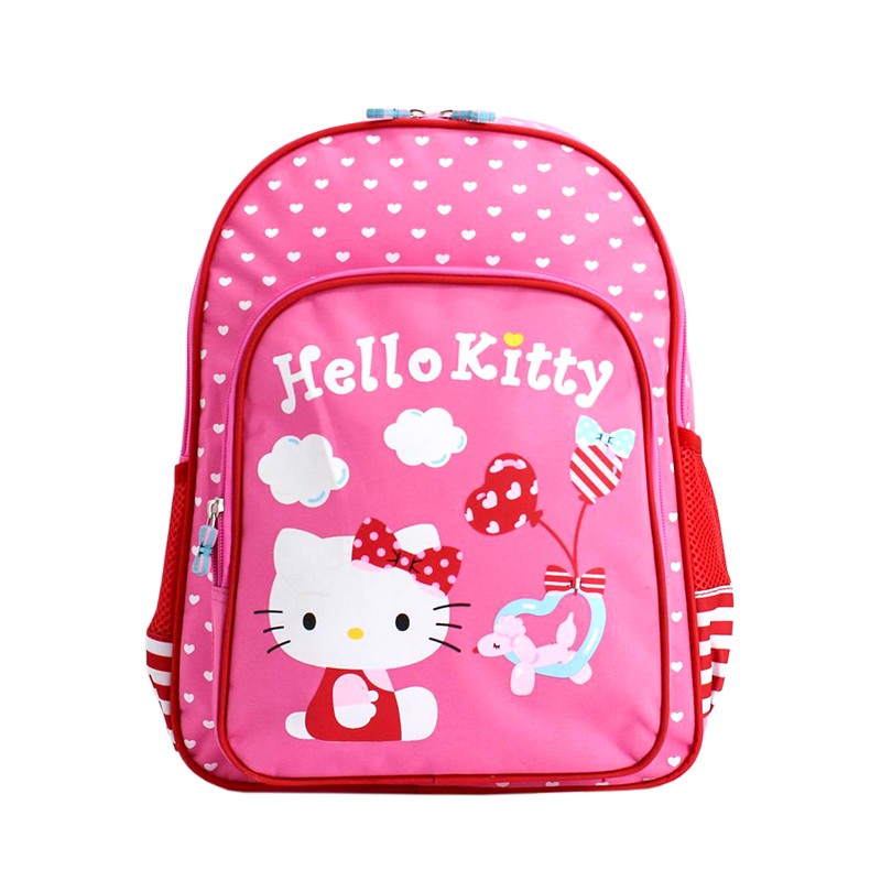 Ghiozdan Hello Kitty, clasa pregatitoare, inaltime 38 cm, roz