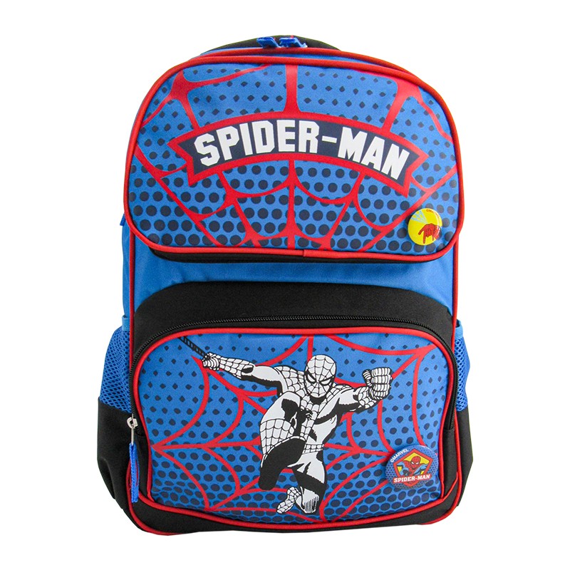 Ghiozdan scolar, Spiderman, 2 compartimente, 43 cm