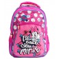 Ghiozdan Minnie Mouse, fetite clasele 1-4, 2 compartimente, roz Ghiozdan Minnie Mouse, fetite clasele 1-4, 2 compartimente, roz
