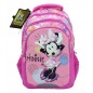Ghiozdan scolar pentru clasele I-IV, Minnie Mouse, impermeabil, roz