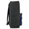 GHIOZDAN SCS TEENS CAI NEGRU COMPARTIMENT CU BUZUNAR 42H X 30 X 14CM CAPTUSEALA 2 FERMOARE PIGNA