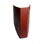 Biblioraft A4 latime 5 cm, din carton plastifiat, maro, inaltime 33 cm