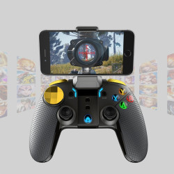 Gamepad wireless, Android, iOS, Windows, raza actiune 8 metri, TURBO, suport telefon