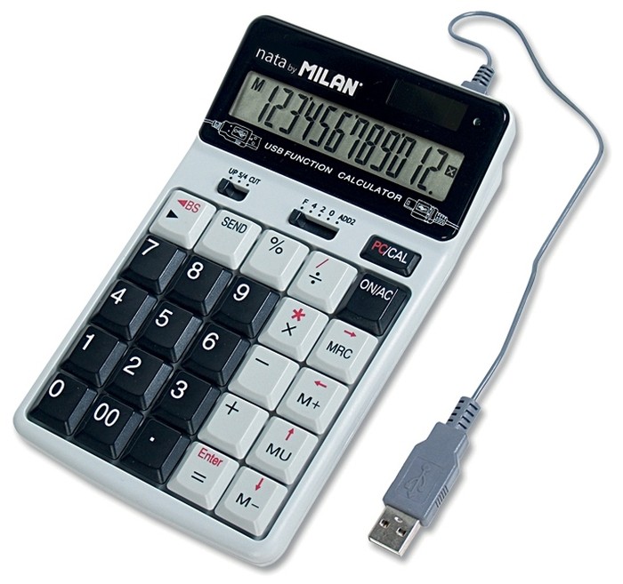 Calculator 12dig Milan 1504128 cu USB