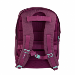 Ghiozdan semirigid, 2 sectiuni, reglabil, baza intarita, 44 cm, visiniu