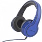 Casti audio cu fir Esperanza, control volum, 100mW, 105dB, 32 Ohm, 3,5 mm, albastru