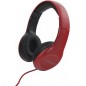 Casti audio cu fir Esperanza, 100mW, control volum, 32 Ohm, 3,5 mm, rosu