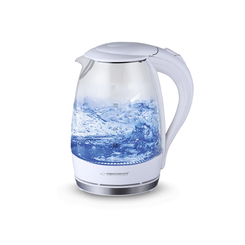 CERCATOR ELECTRIC ESPERANZA SALTO ANGEL 1,7 L STICLA ALBA CU LUMINA LED CERCATOR ELECTRIC ESPERANZA SALTO ANGEL 1,7 L STICLA ALBA CU LUMINA LED