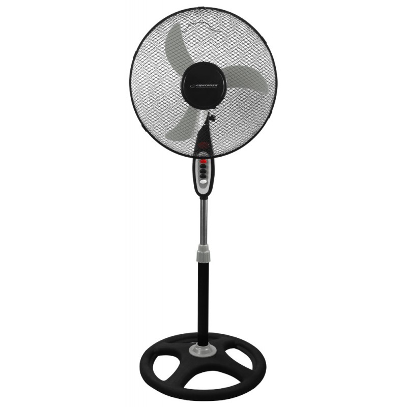 Ventilator Esperanza, 3 viteze, alimentare USB, 50Hz, 50W, 130 x 40 cm, negru