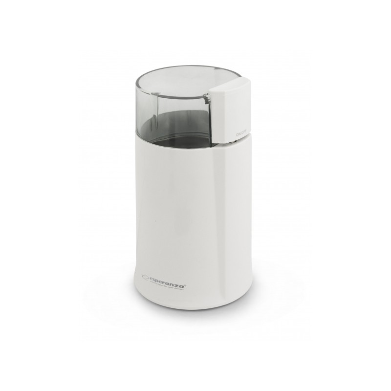 Rasnita de cafea electrica 2 in 1 Esperanza Espersso, 50 Hz, 120-160W, 230V, 18 x 8,5cm, alb